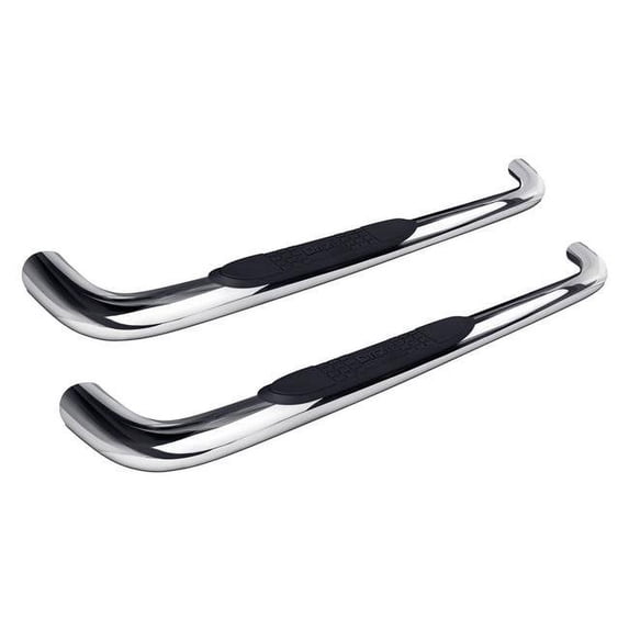 DZ373517 4 in. Cab Length Polished Oval Nerf Bars for 2019 Chevy Silverado 1500