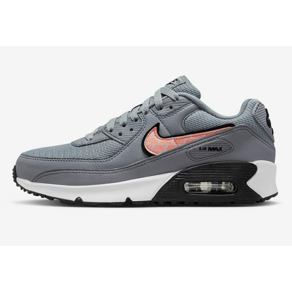 [DZ5637-001] Youth Nike Air Max 90 GS 'Grey/Orange'