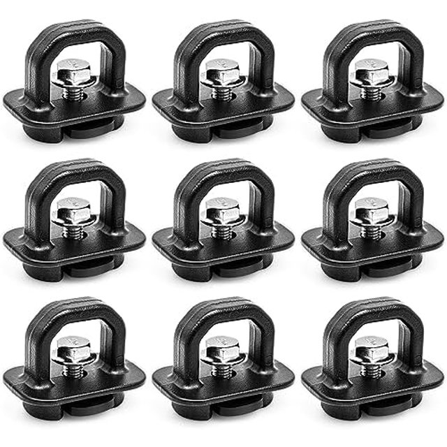 DZ97903 Truck Bed Side Wall Tie Down Anchors, Bed Cargo Hooks for 2007