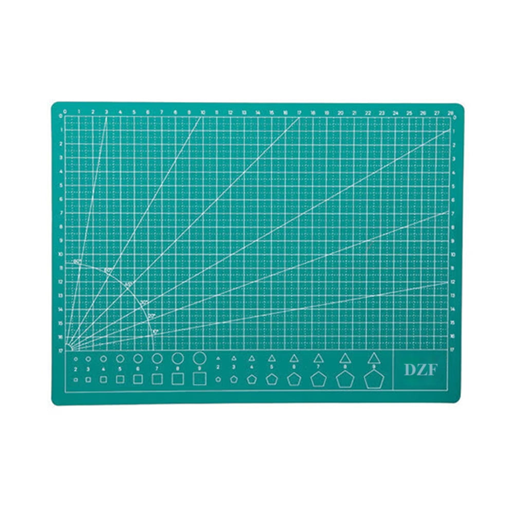 DZF Cutting mats for arts and crafts use, Cutting Mat 17.7 * 11.8inch Mat Precision Healing Rotary Carving Crafts Board Self Sewing Art Pad