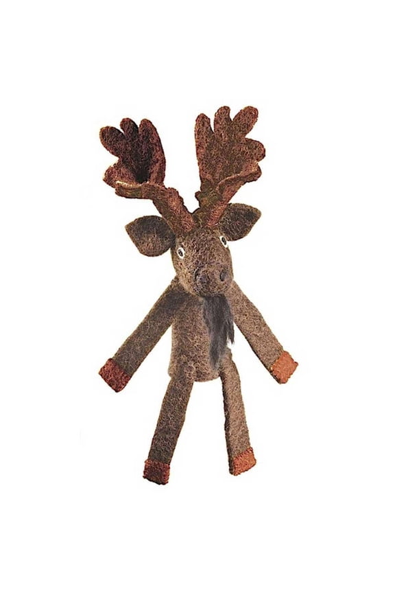 DZI Handmade Designs DZI482013 Moose Woolie Fingerpuppet Ornament