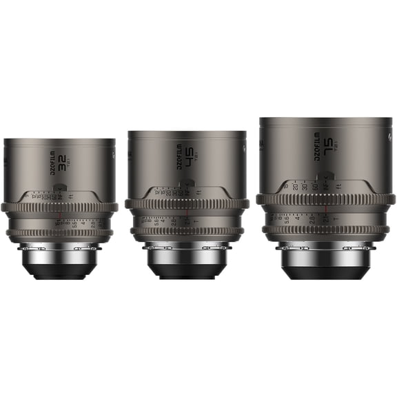 DZOFILM Arcana Anamorphic Prime Lens 32/45/75mm(PL Mount_Titanium)
