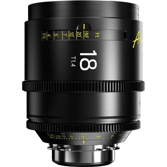 DZOFILM Arles Prime 18mm PL Lens, Black, Meters