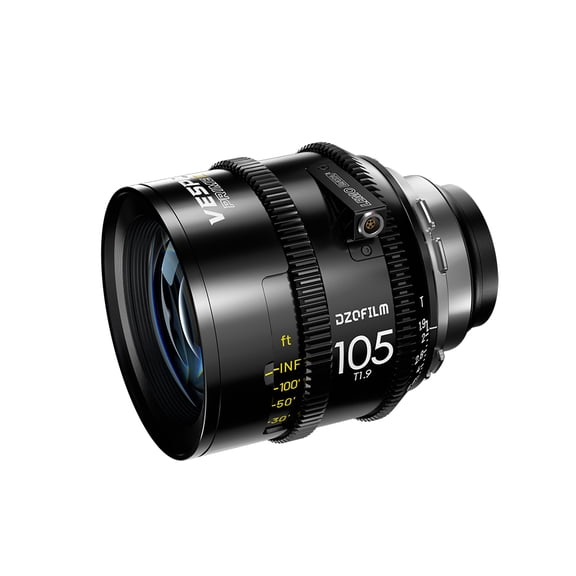 DZOFILM Vespid 2 105mm T1.9 Cinema Prime Lens  Full-Frame PL Mount Manual Focus Lens for Professional Filmmaking
