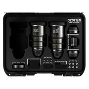 DZOFILM Pictor 20-55mm and 50-125mm T2.8 Super35 Parfocal Cine Lens Bundle for PL Mount and Canon EF, Black