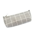 thumbnail image 1 of Canvas Storage Pouch, Travel Makeup Bag with Zipper, Multifunctional Cosmetic Organizer for Purse, Small Accessory Pouch for Desk or Vanity, 1 of 5