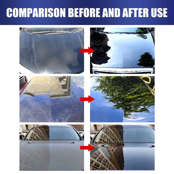 DZQMTKX Car Crystal Coating Liquid, Car Paint Scratch Repair Kit with Applicator, Automotive Paint Protection Coating for Cleaning, Decontamination, And Shine Enhancement