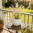thumbnail image 1 of Ceramic Bow Ornament, Handmade Tabletop Home Accent for Shelf Or Desk, Decorative Object for Living Room Office, 1 of 6