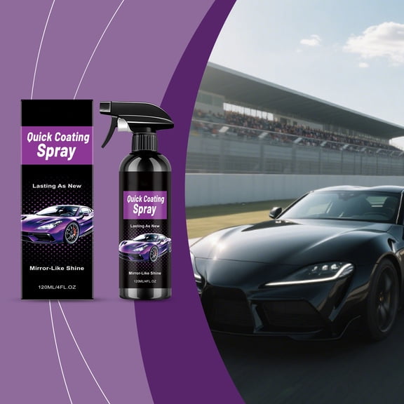 DZQMTKX Ceramic Coating Spray, Car Paint Polish for Scratch Removal and Gloss Restoration, Automotive Paint Protection for Regular Driving and Weekend Detailing