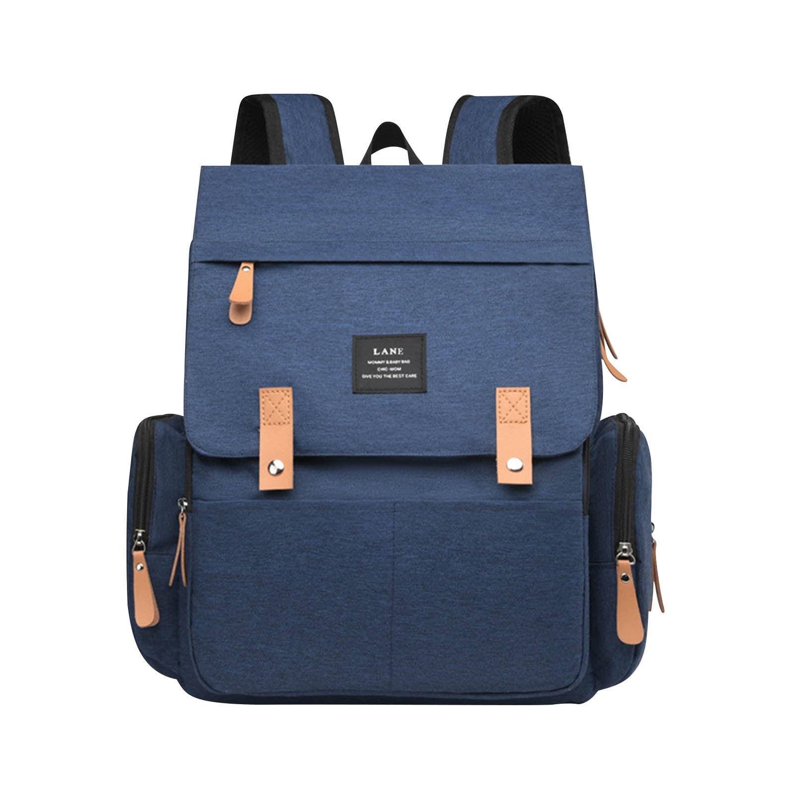 DZQMTKX Diaper Bag Backpack Large Capacity Waterproof Travel Baby Bag for Mom and Dad, Wide Open Multi-Function Shoulder Nappy Backpack with Insulated Pockets
