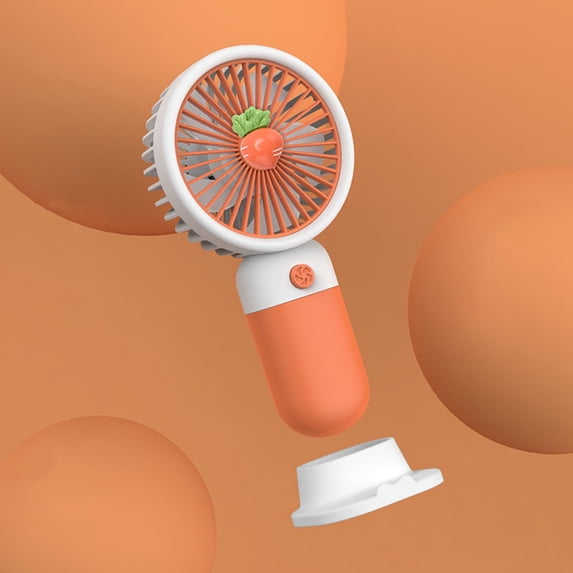 DZQMTKX Handheld Fan, Cute Fruit Cartoon Design, Portable Mini Fan for Personal Cooling