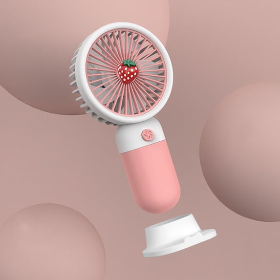 DZQMTKX Handheld Fan, Cute Fruit Cartoon Design, Portable Mini Fan for Personal Cooling