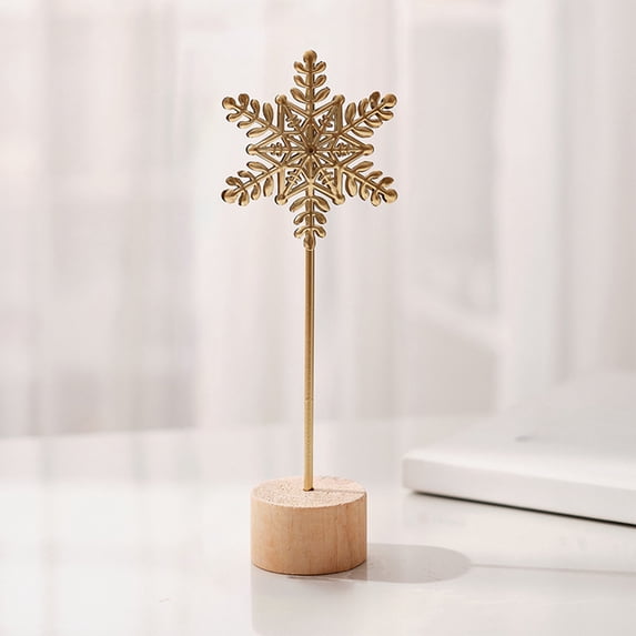 Scandinavian Style Gold Iron Ginkgo Leaf Tabletop Sculpture, Modern Living Room Shelf Decor