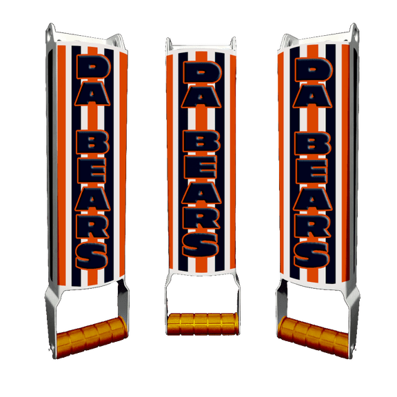 Da Bears Custom Designed Beer Can Crusher - Tiki Bar - Man Cave - Garage - Beer - Gifts - Basement Bars