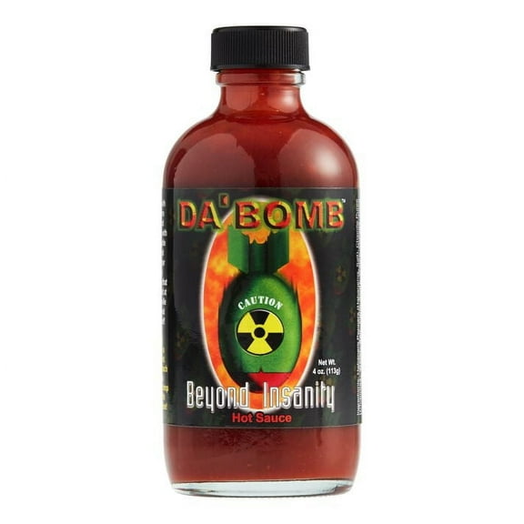 Da Bomb Beyond Insanity Hot Sauce 4 oz Pack of 2