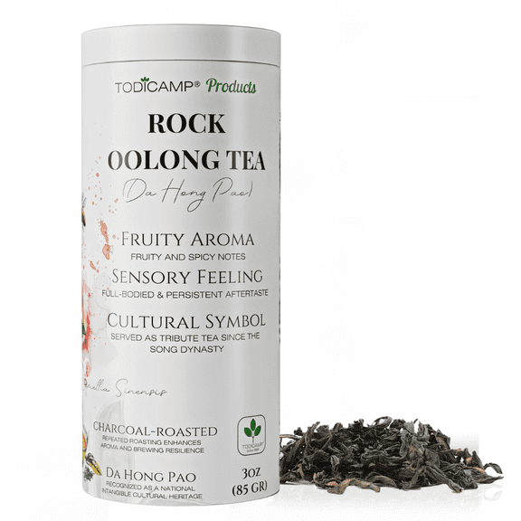 Da Hong Pao Oolong Tea Loose Leaf  Authentic Wuyi Rock Oolong Tea from China  Premium Roasted Chinese Tea  Loose Leaf Tea