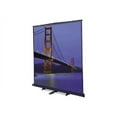 thumbnail image 1 of Da-Lite Carpeted Floor Model C Square Format - Projection screen - ceiling mountable, wall mountable - 154" (153.9 in) - 1:1 - Matte White - black carpet, 1 of 3