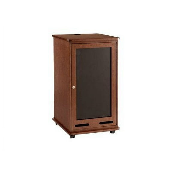 Da-Lite Equipment Rack Cart - Cart - veneer - heritage walnut