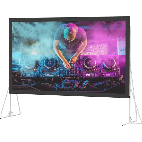 Da-Lite Heavy Duty Fast-Fold Deluxe 257" Projection Screen