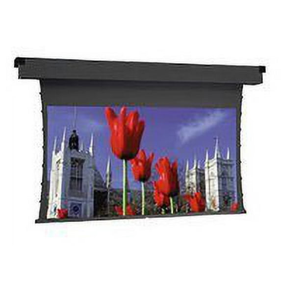 Da-Lite Tensioned Dual Masking Electrol - Projection screen - motorized - rear - 126" (126 in) - 1.85:1 / 4:3 - Da-Tex