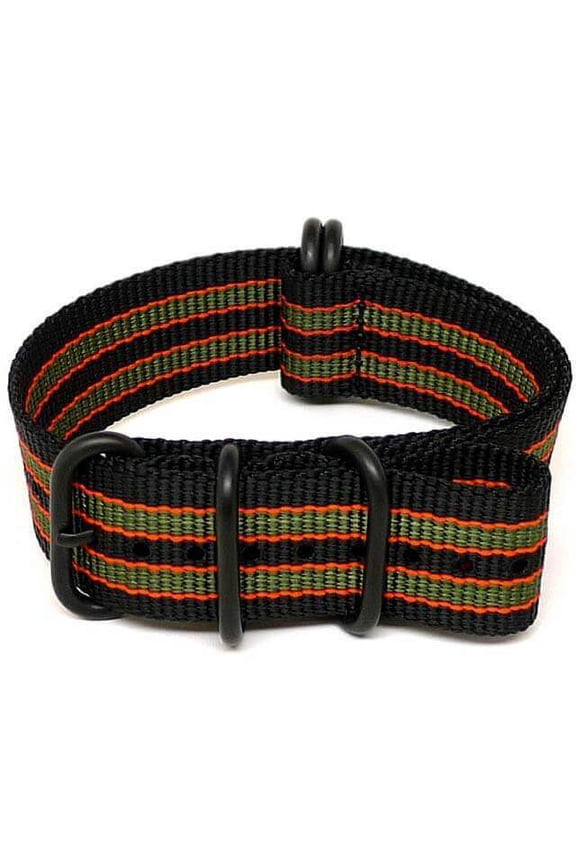 Da Luca Ballistic Nylon Military Watch Strap - Goldfinger (PVD Buckle) : 24mm