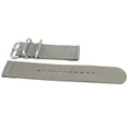 thumbnail image 1 of Da Luca Two Piece Ballistic Nylon Watch Strap - Grey (Matte Buckle) : 20mm, 1 of 4