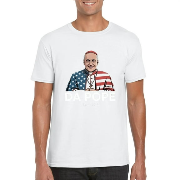 Da Pope First American Pope Leo XIV Robert Prevost Tribute T-Shirt, for men & women, up to size 5XL