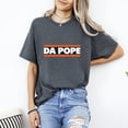 thumbnail image 1 of Da Pope Leo XIV Retro Catholic Statement Parody Inspired Art T-Shirt, for men & women, up to size 5XL, 1 of 3