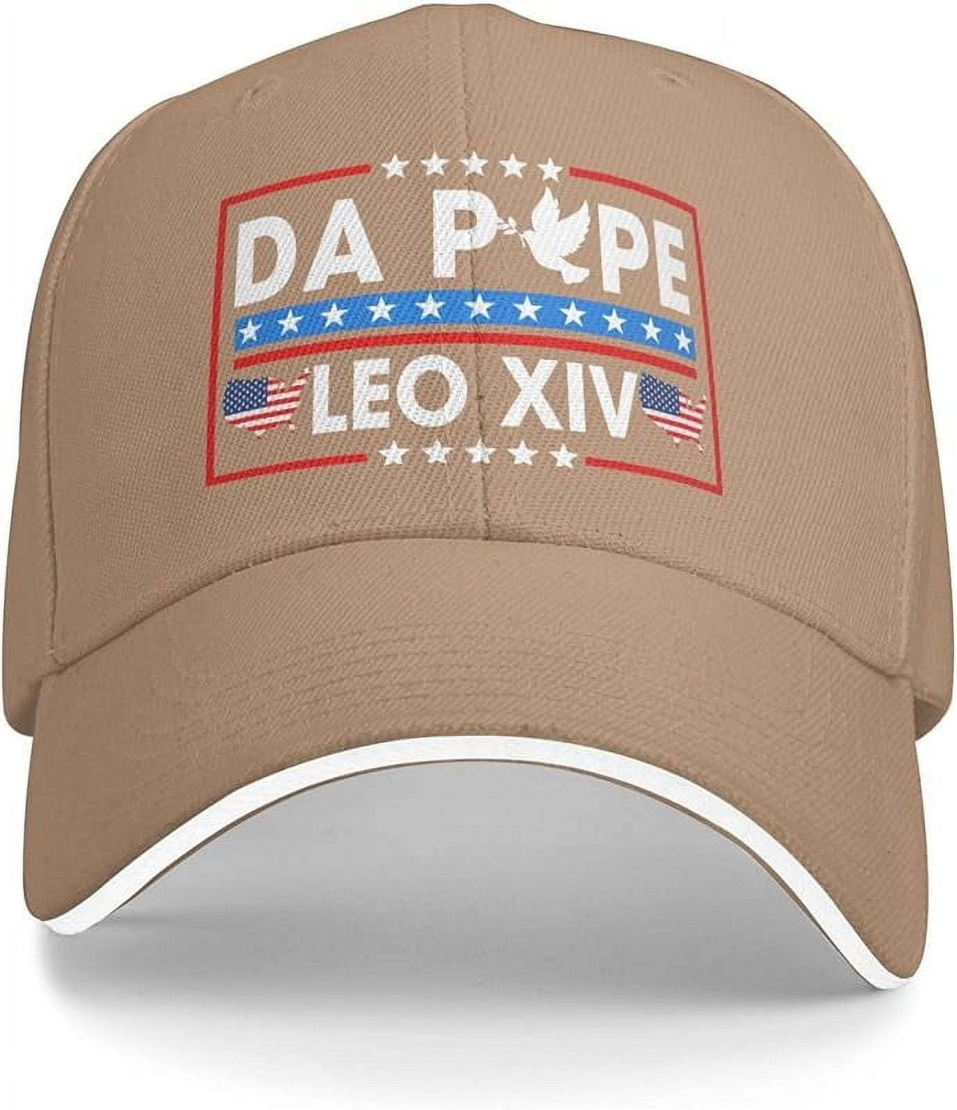 Da-Pope from America Pope-Leo-XIV Retro Cotton Cap Dad Hat ﻿ - Walmart.com