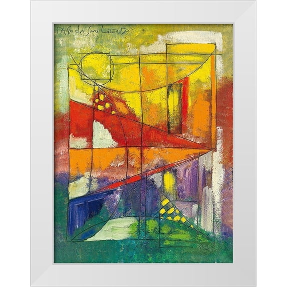 Da San Lorenzo, Paolo 25x32 White Modern Wood Framed Museum Art Print Titled - Finestra sul porto V