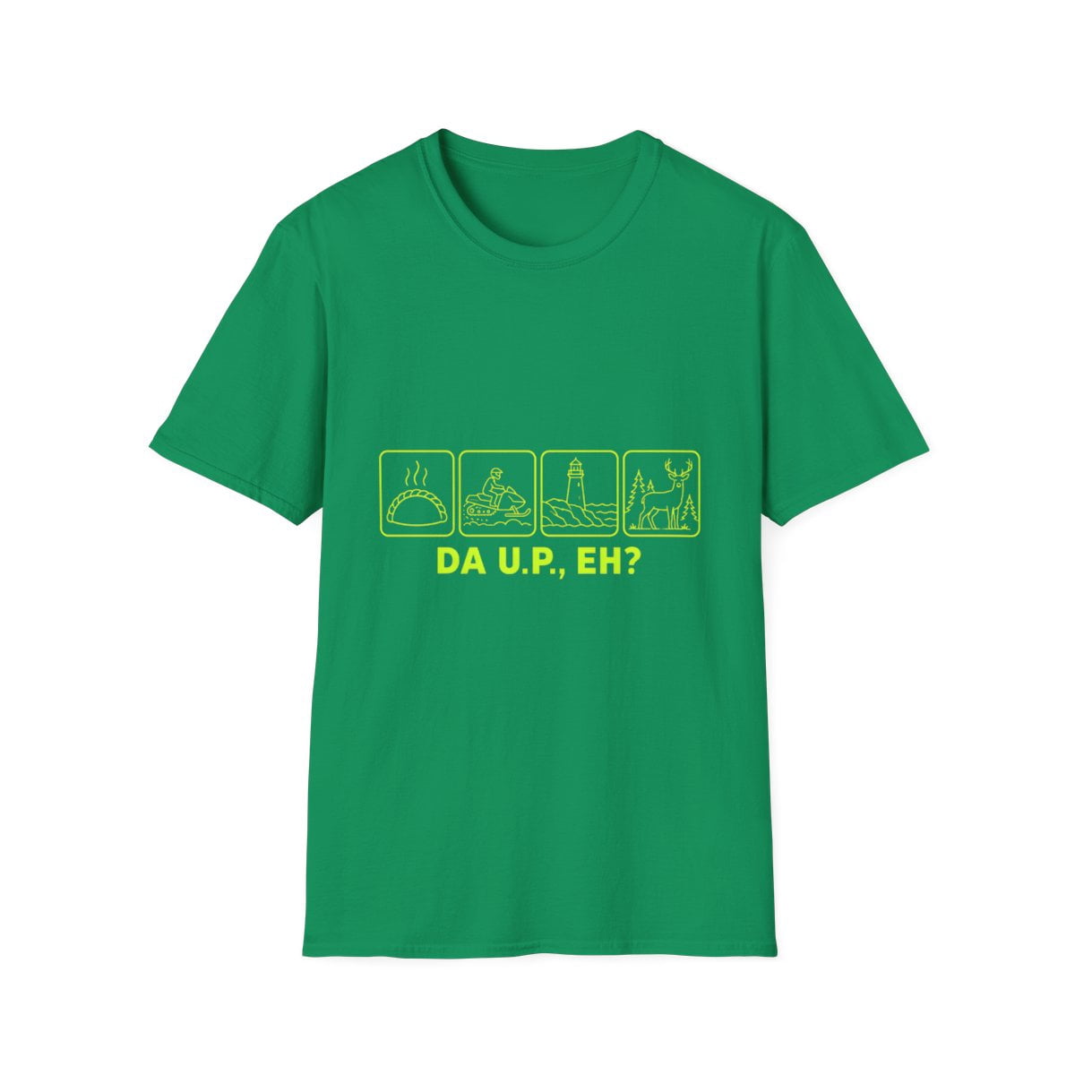 Da UP Eh Northern Michigan Outdoor Icons Graphic T-Shirt - Walmart.com