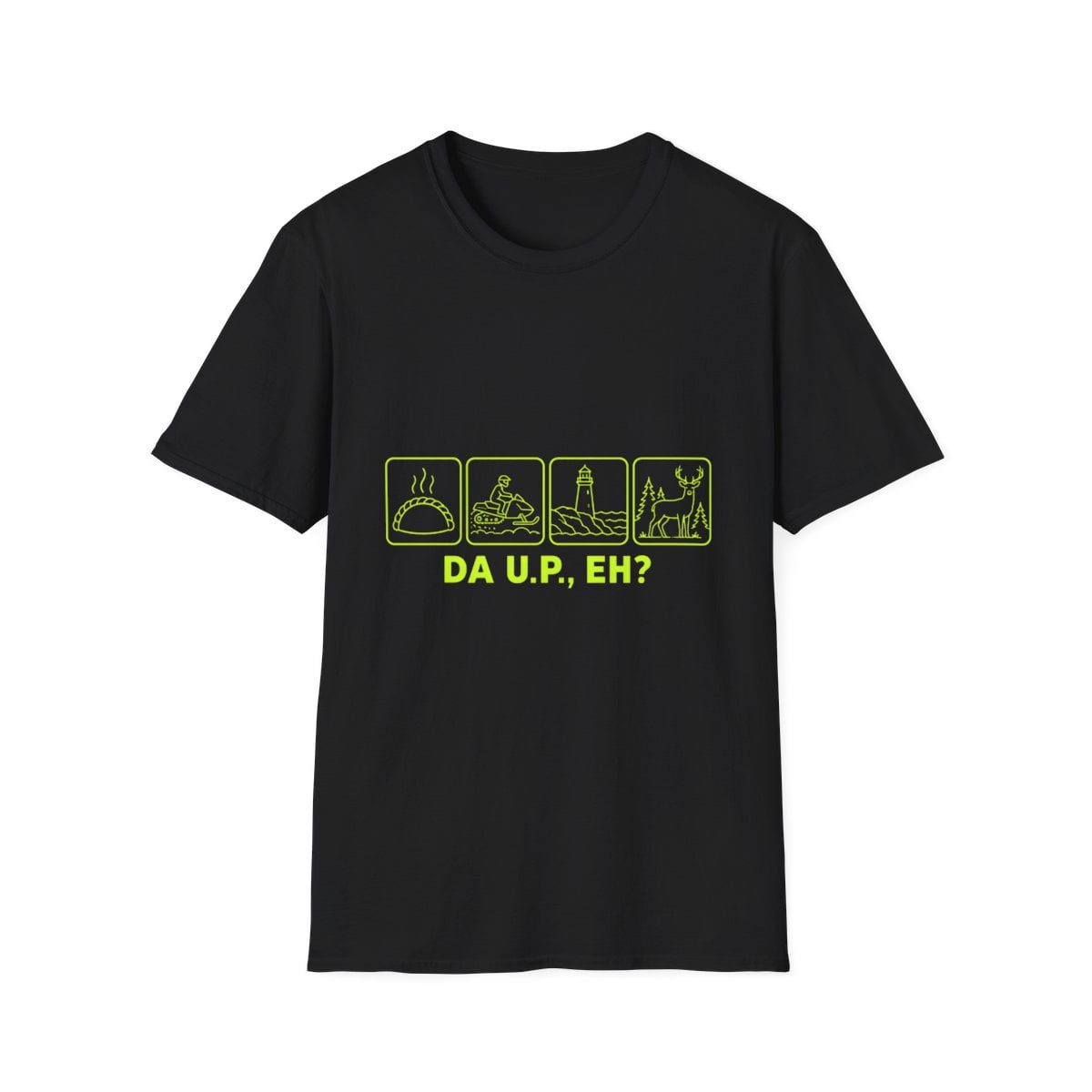 Da UP Eh Northern Michigan Outdoor Icons Graphic T-Shirt - Walmart.com