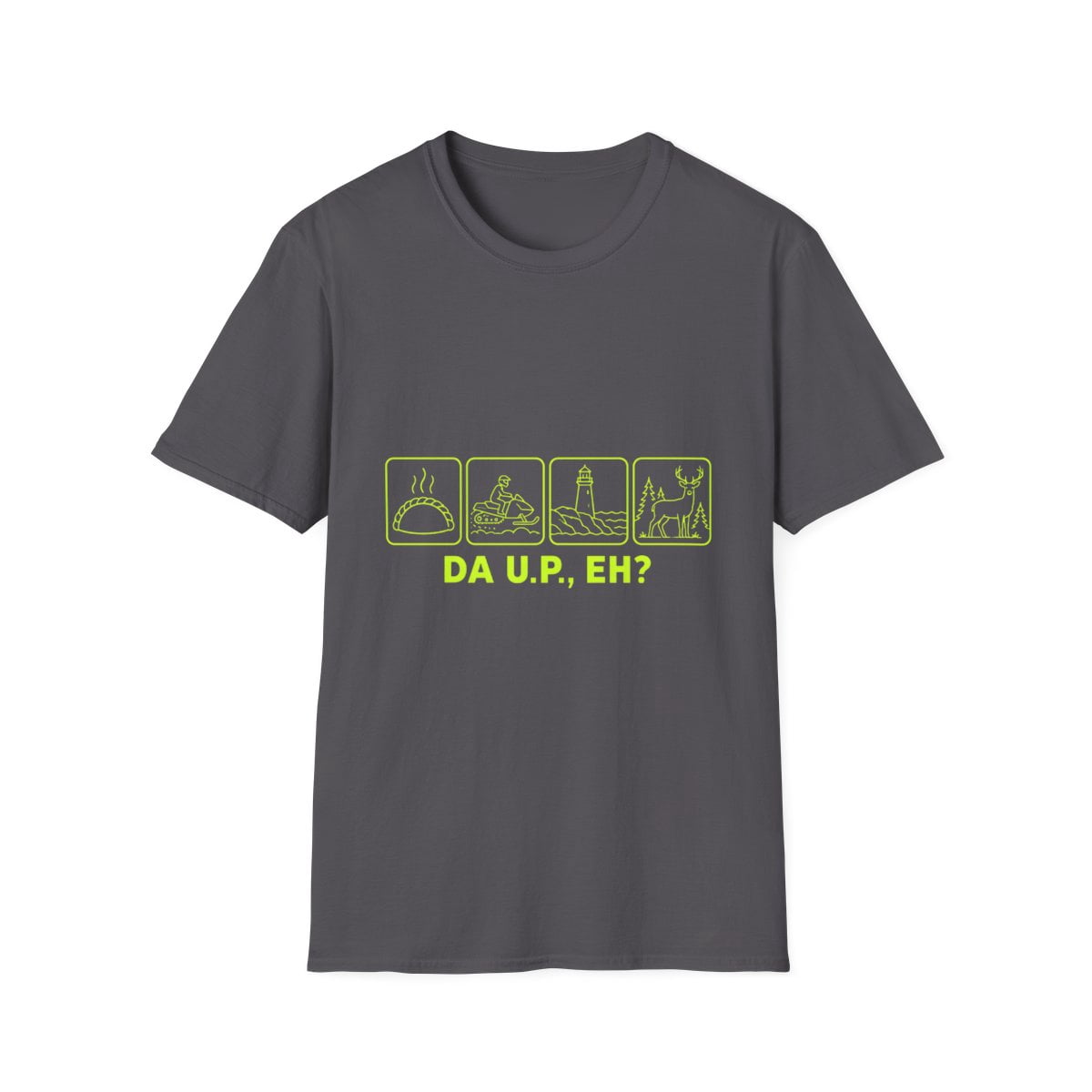 Da UP Eh Northern Michigan Outdoor Icons Graphic T-Shirt - Walmart.com