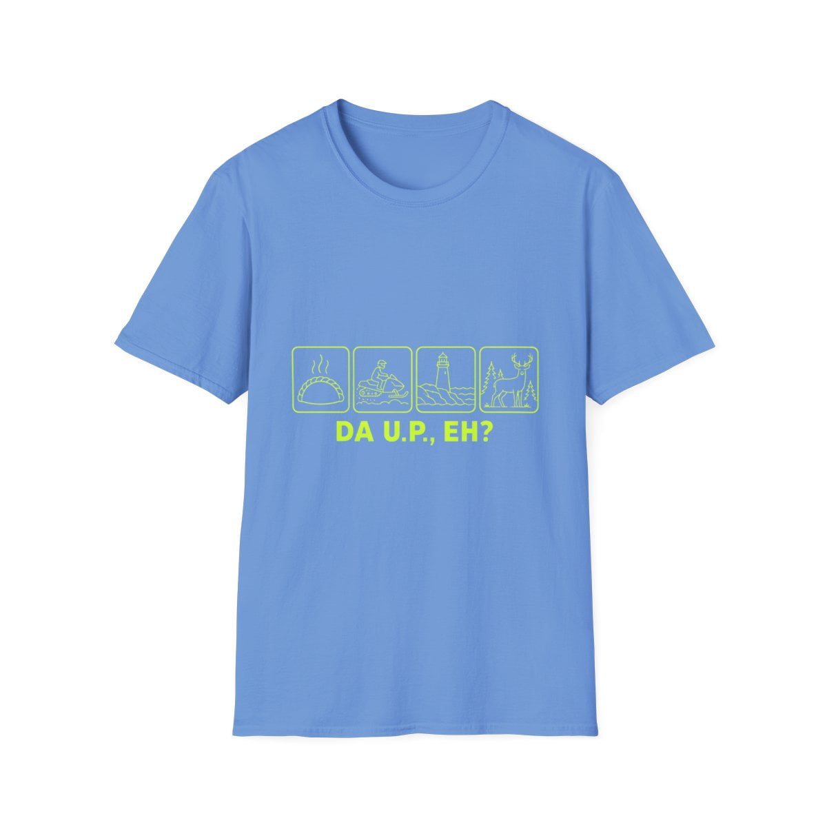 Da UP Eh Northern Michigan Outdoor Icons Graphic T-Shirt - Walmart.com