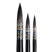 Da Vinci Casaneo Synthetic Squirrel Watercolor Brush - Quills, Set of 3, Short Handle