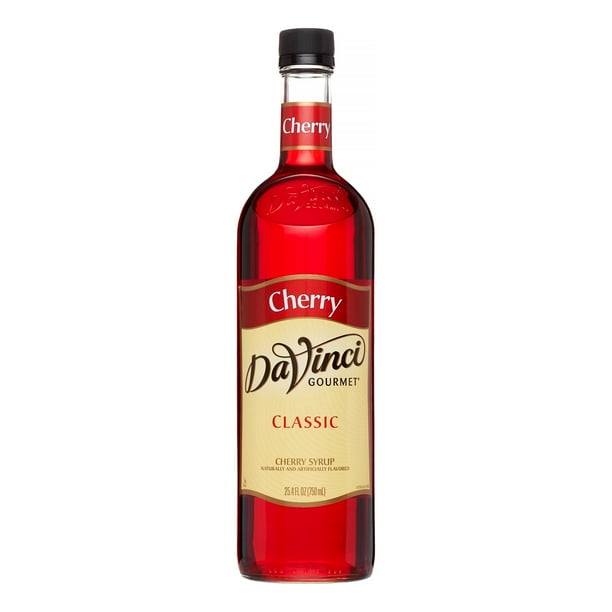 Da Vinci Classic Syrup, Cherry, 750 mL (Glass)