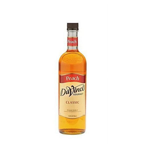 Da Vinci Classic Syrup, Peach, 750 mL (Glass)