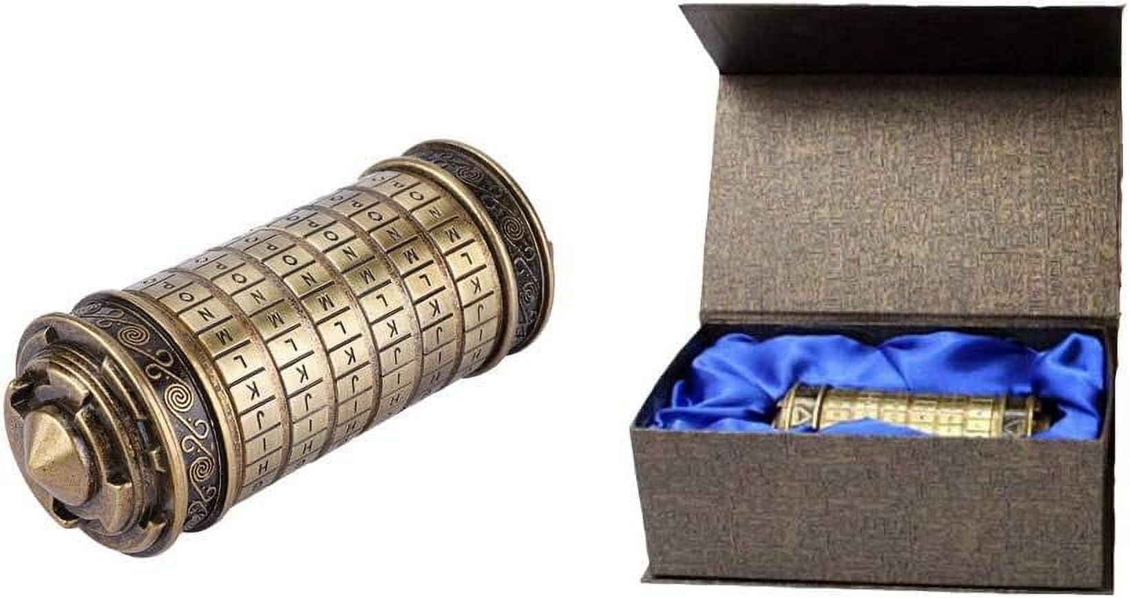Password Key Rings Da Vinci Code Cryptex Letter Password Lock Ring Holder Christmas ...