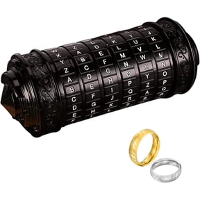Da Vinci Code Mini Cryptex Lock Anniversary Valentine's Day Romantic Birthday Gifts for Her Puzzle