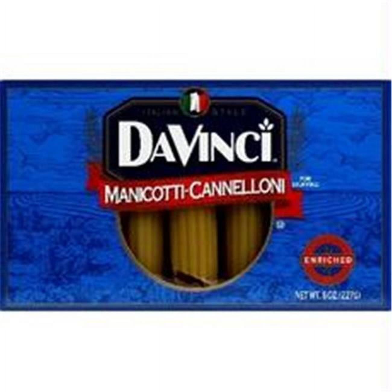 Da Vinci Davinci Cannellonimanicotti Pasta 12x8oz