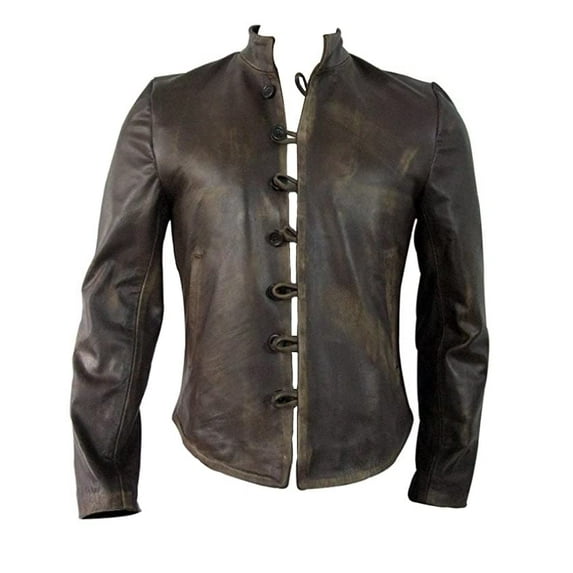 Da Vinci Demons Tom Riley Vintage Leather Jacket Genuine Leather Jacket Mens Style Leather Jacket