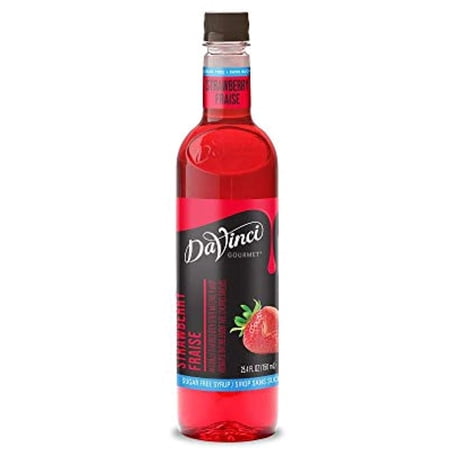 Da Vinci Gourmet Strawberry Sugar Free Syrup, 750 mL