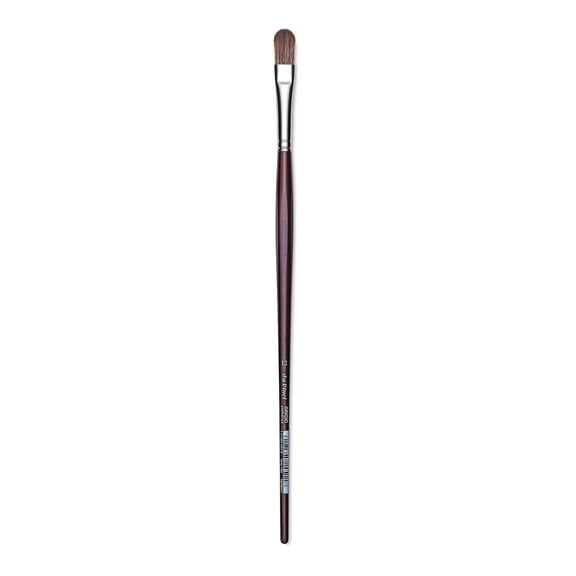 Da Vinci Grigio Synthetic Brush - Filbert, Long Handle, Size 12