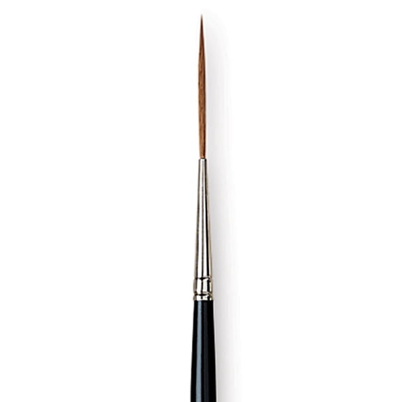 Da Vinci Kolinsky Red Sable Brush - Extra Long Pointed Liner, Long Handle, Size 1
