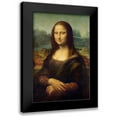 thumbnail image 1 of Da Vinci, Leonardo 13x18 Black Modern Framed Museum Art Print Titled - Mona Lisa, 1 of 5