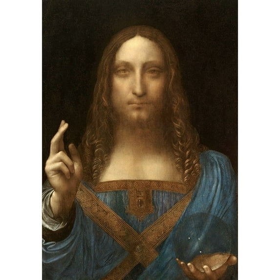 Da Vinci Leonardo Poster Print by Salvator Mundi