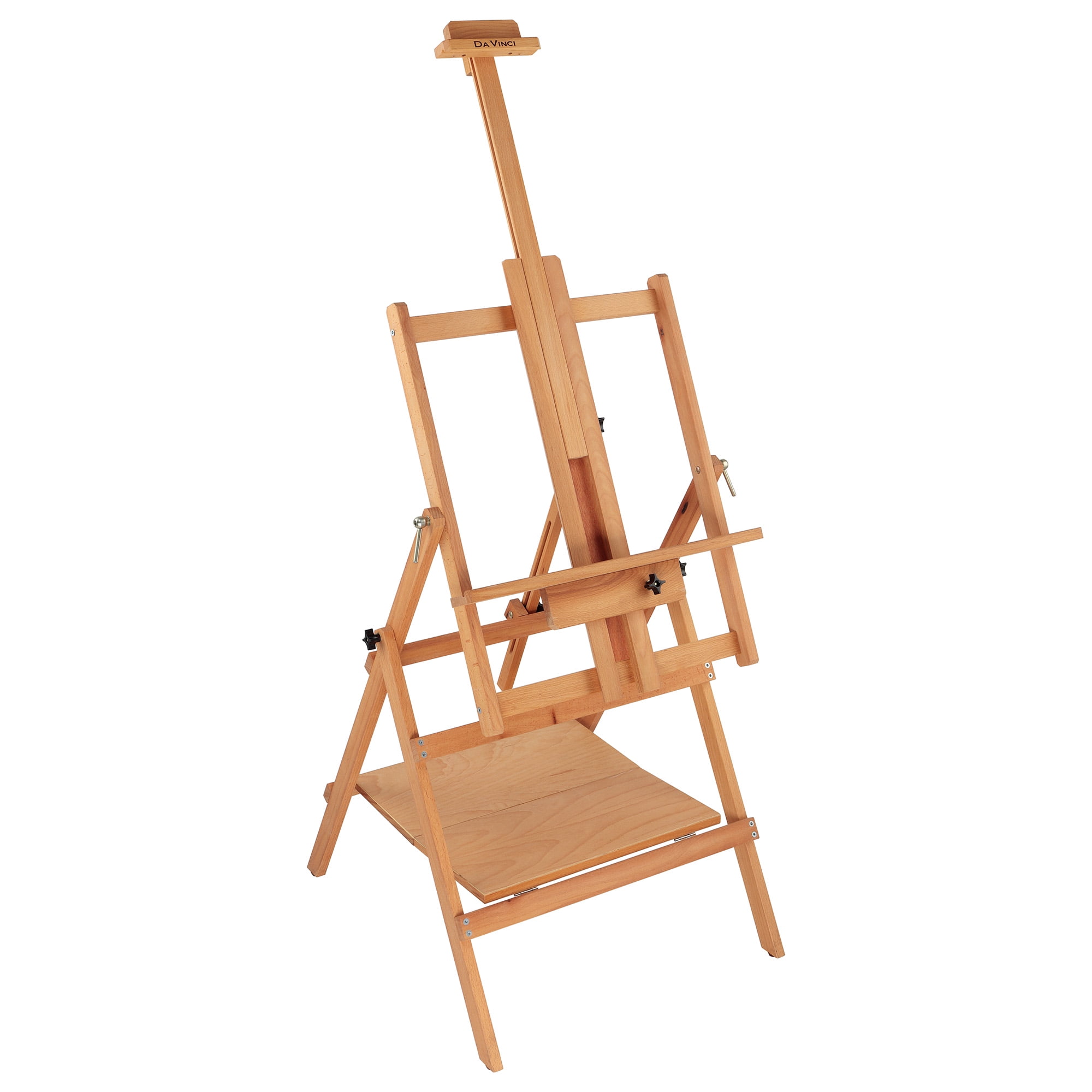 Hand-Crafted Deluxe Elm Wood Adjustable Art Easel