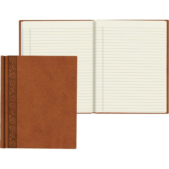 Da Vinci Notebook, 1 Subject, Medium/college Rule, Tan Cover, 11 X 8.5, 75 Sheets | Bundle of 5 Each