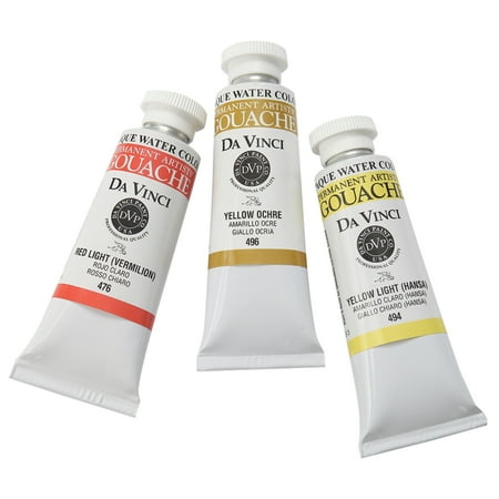 Da Vinci Paints Professional Gouache, 37ml Tube, Red Light Vermilion