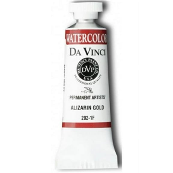 Da Vinci Paints Professional Watercolor, 15ml Tube, Alizarin Gold